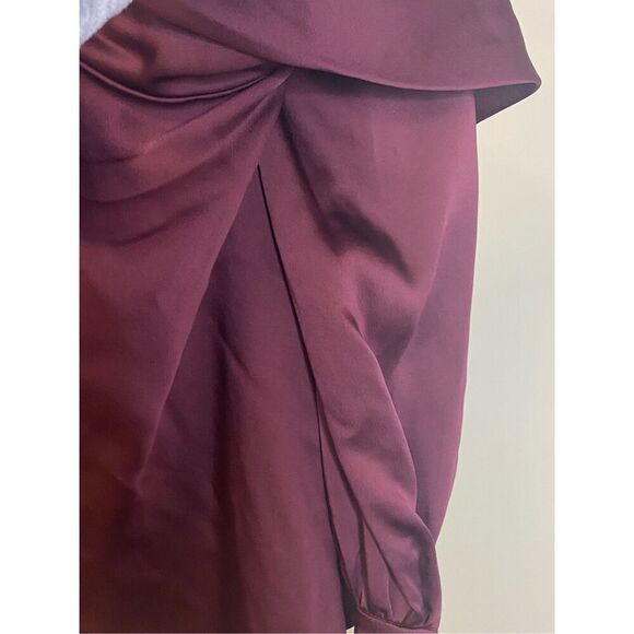 Jonathan Simkhai Purple One-Shoulder Blouse - Picture 9 of 10